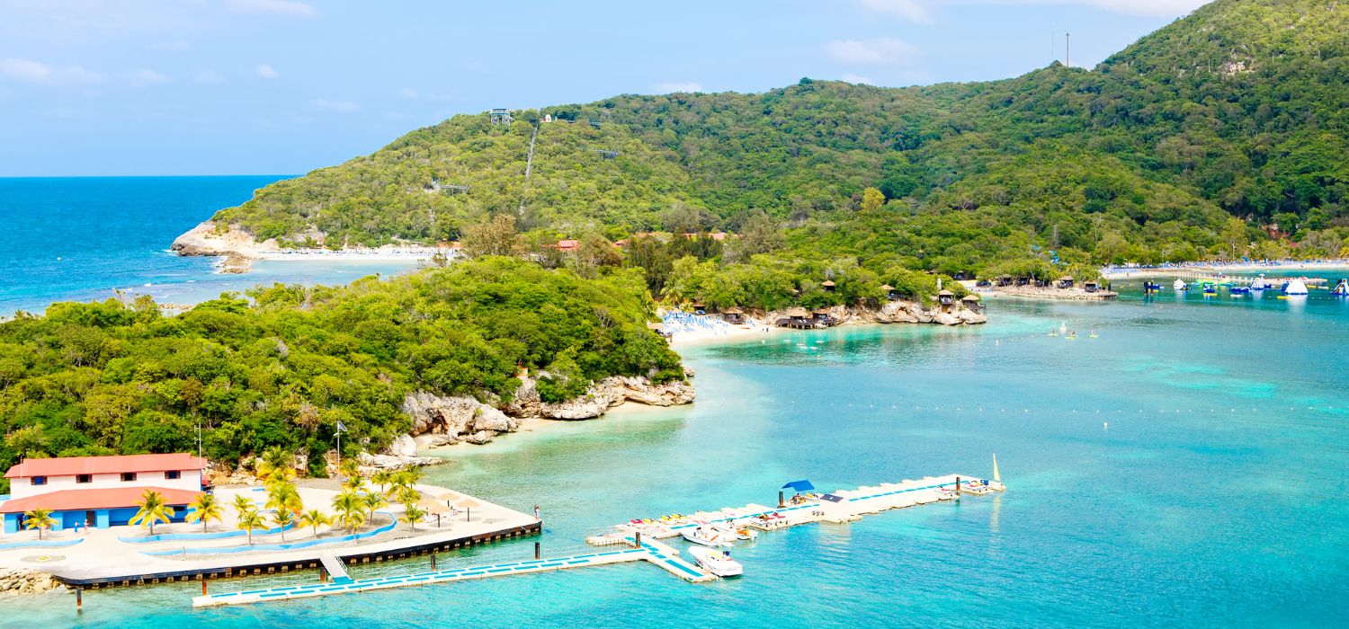 Strand und tropisches Resort, Insel Labadee, Haiti