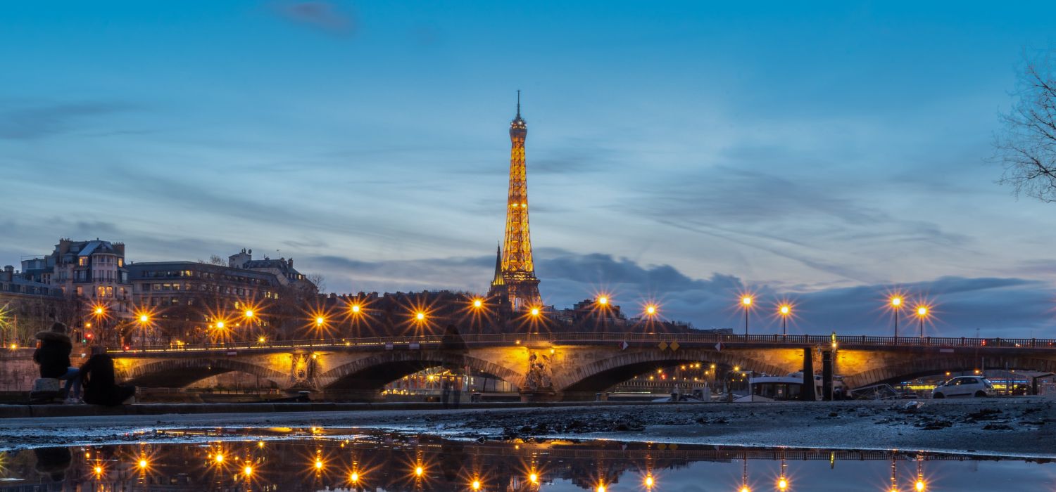 Der Eiffelturm in Paris, Frankreich