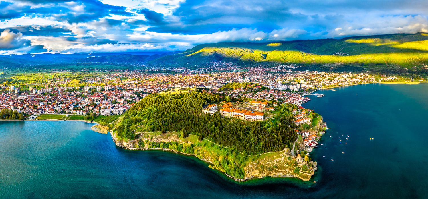 Ohrid Stadt in Nordmazedonien